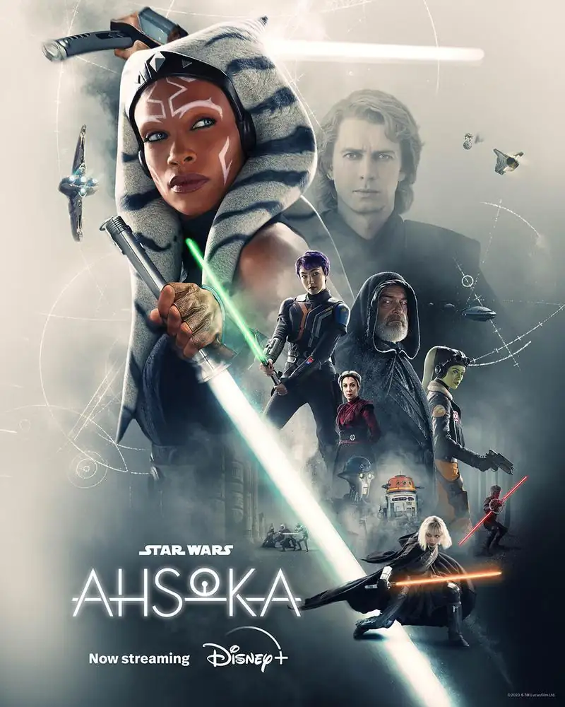 Disney+'s Ahsoka Releases First Poster With Anakin Skywalker