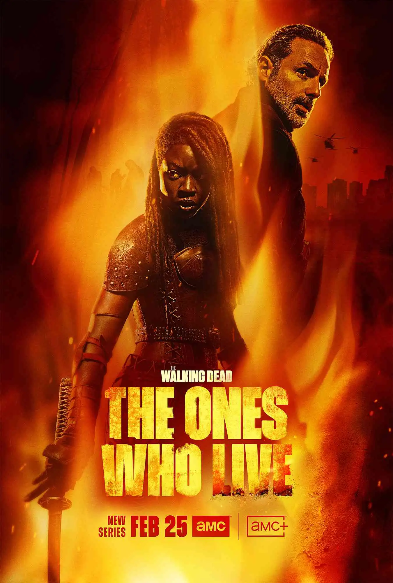 The Walking Dead: The Ones Who Live' trailer shows a 'broken world'