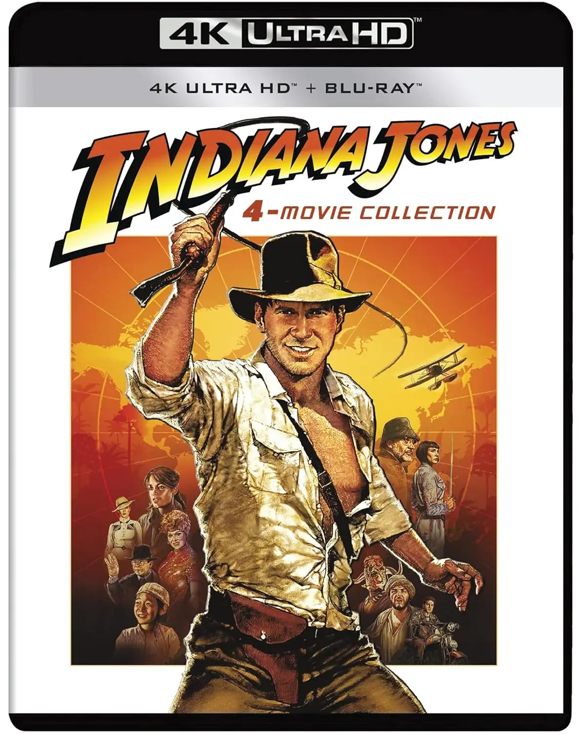 Indiana Jones: 4 Movie Collection (4K UHD + HD + Blu-ray Bonus Dic) (9-Disc Box Set): Amazon.in: Harrison Ford, Karen Allen, Sean Connery, Cate Blanchett, Amrish Puri, Shia LaBeouf, Steven Spielberg, Harrison