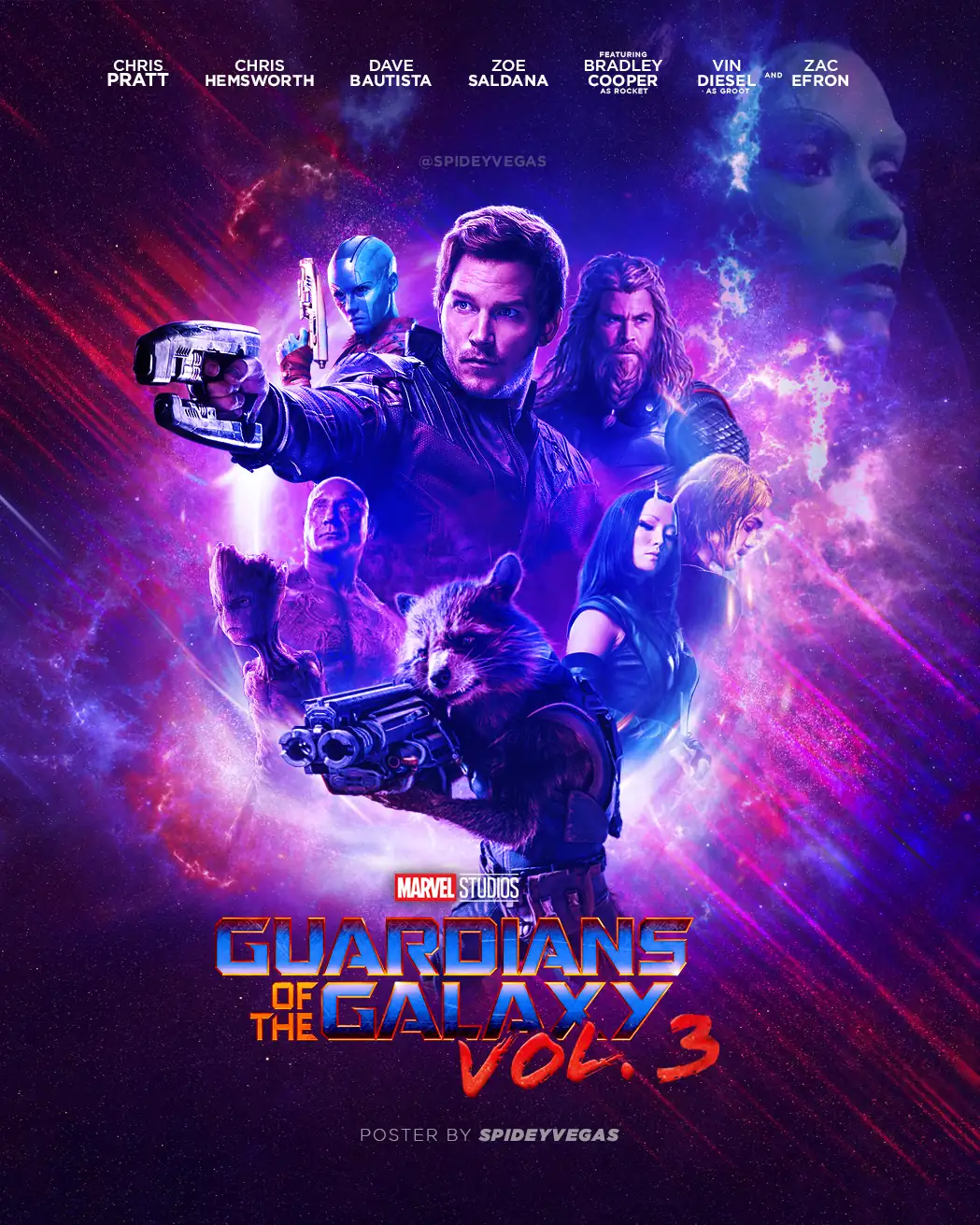 Guardians of the Galaxy Vol. 3 Poster : MarvelMoviePosters
