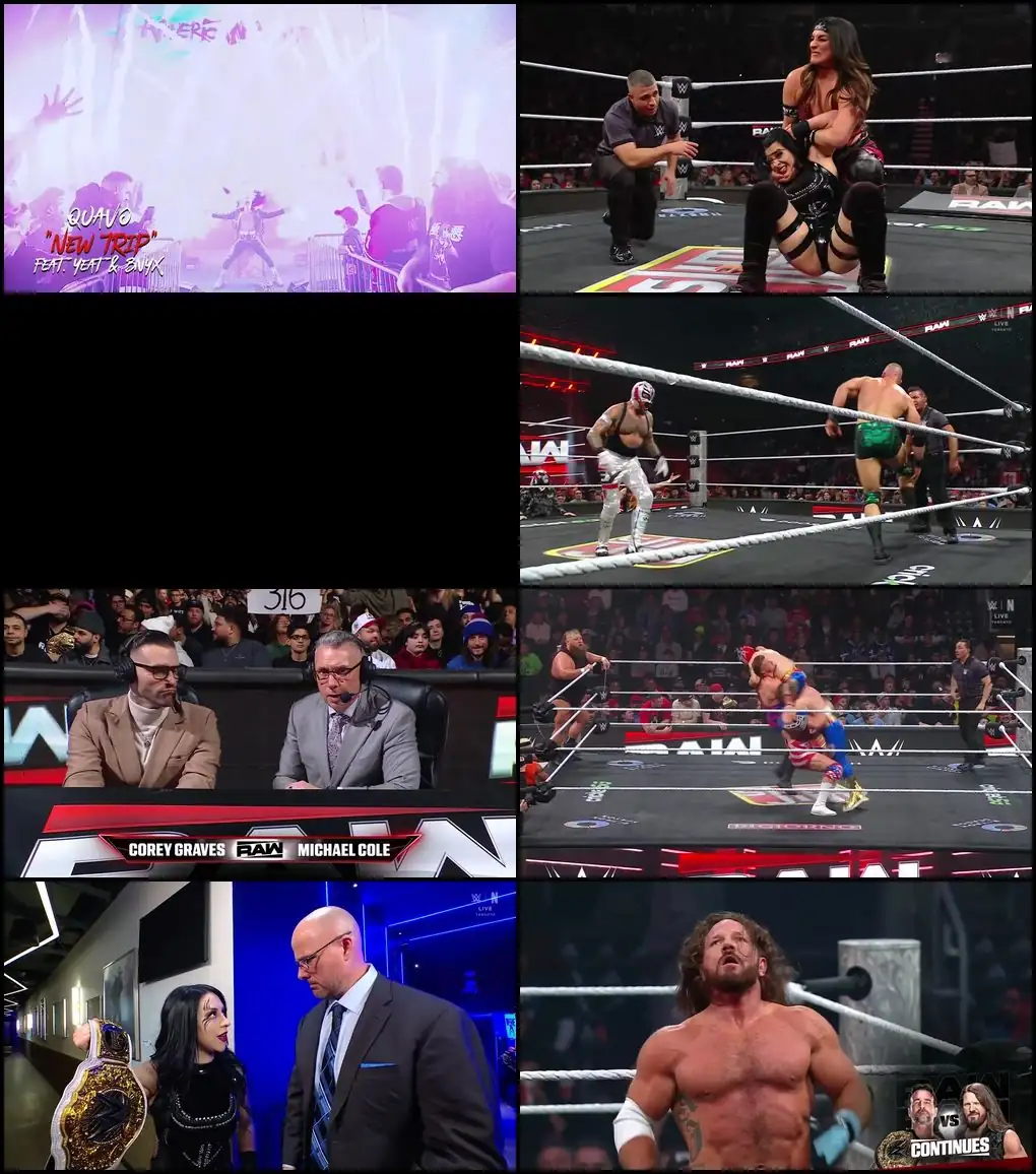 Download WWE Monday Night Raw (26th January 2026) English Full WWE Show 480p 720p 1080p WEB DL 1 screenshot 4f27bd wwe monday night raw 26th january 2026
