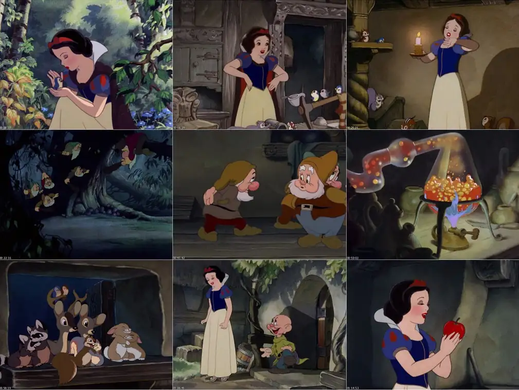 download snow white and the seven dwarfs (1937) dual audio hindi 480p [360mb] | 720p [700mb] | 1080p [1.9gb]