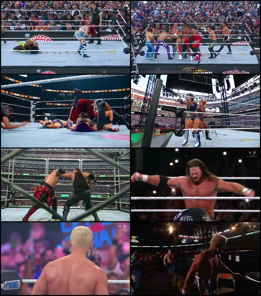 download wwe summerslam - night 1 + 2 (2nd-3rd august 2025) dual audio {hindi-english} wwe special show 480p | 720p | 1080p web-dl